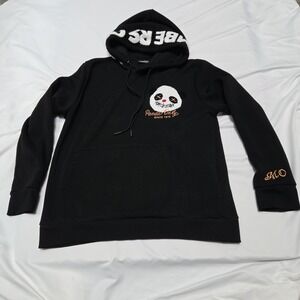 Members Only‎ Panda Only Since 1975 Black Hoodie Adult Med